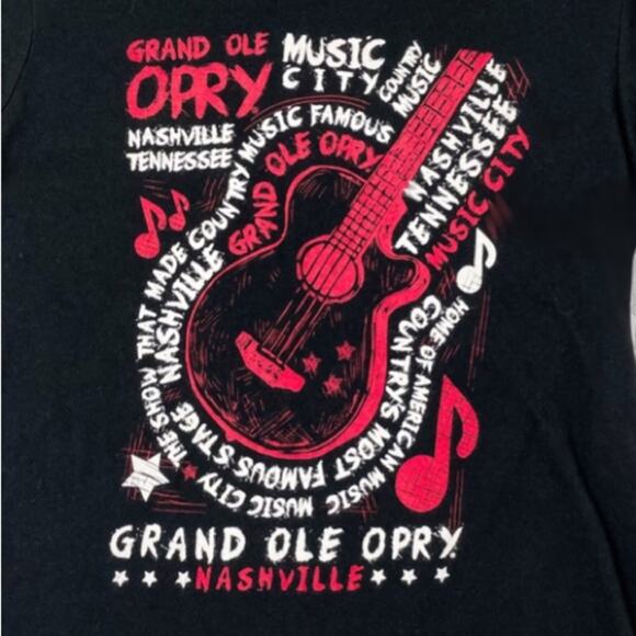 Grand Ole Opry Tee Women M Black Nashville Concert Music NWOT - Picture 3 of 7